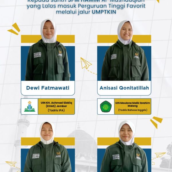 ” 4 Santri SPM HAMIM Al-Mashduqiah Tembus UMPTKIN 2025: Bukti Nyata Mutu Satuan Pendidikan Muadalah”